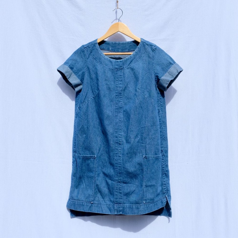 Handmade Denim Tunic Dress (with huge pockets!)